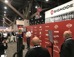 At a breakfast announcement held shortly before the PACK EXPO Las Vegas doors opened, Signode unveiled a new brand position. At a breakfast announcement held shortly before the PACK EXPO Las Vegas doors opened, Signode unveiled a new brand position.