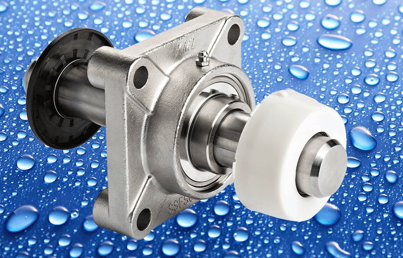 Mounted Bearings Meet Hygienic Design and Clean-In-Place Criteria
