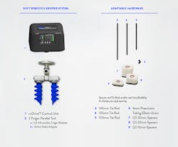 The mGrip P2 cobot kit for handling small to medium sized items.