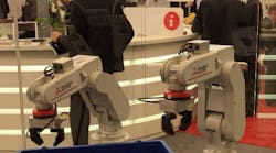 Demonstration of Mitsubishi and Realtime Robotics collaborative robot application at SPS 2019 in Nuremberg, Germany. Demonstration of Mitsubishi and Realtime Robotics collaborative robot application at SPS 2019 in Nuremberg, Germany.