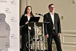 Siemens' Coates (left) and Wagner at ARC Forum 2020. Siemens' Coates (left) and Wagner at ARC Forum 2020.