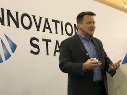 Tim Debus, president and CEO of the Reusable Packaging Association presenting at PACK EXPO East. Tim Debus, president and CEO of the Reusable Packaging Association presenting at PACK EXPO East.