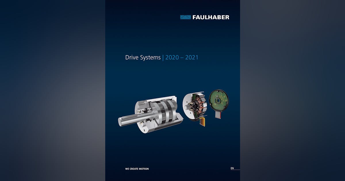 New Faulhaber Catalogue 2020/2021 Automation World
