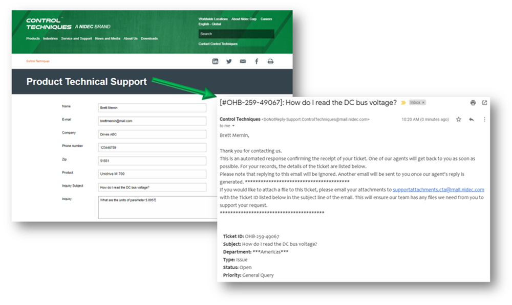 Cta Support Ticket Page