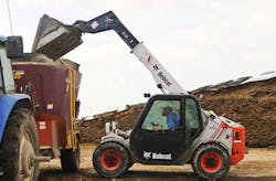 Bobcat telehandler. Bobcat telehandler.