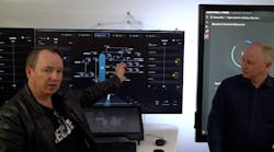 Honeywell’s Graeme Laycock demonstrates Honeywell Augmented Look-Ahead Operations (HALO) and its built-in operator guidance. Honeywell’s Graeme Laycock demonstrates Honeywell Augmented Look-Ahead Operations (HALO) and its built-in operator guidance.