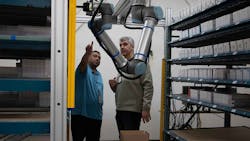 DCL Logistics deployed cobots to handle a 30% jump in orders during the pandemic.