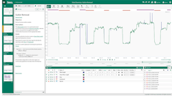 The Outlier Removal function in this Seeq graph is being applied to a fiber length sensor located in a harsh environment, which makes it prone to dropouts and spikes. With the outliers removed, the sensor signal can be contextualized into the appropriate states. The Outlier Removal function in this Seeq graph is being applied to a fiber length sensor located in a harsh environment, which makes it prone to dropouts and spikes. With the outliers removed, the sensor signal can be contextualized into the appropriate states.