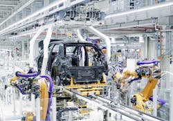 Volkswagen production operations. Volkswagen production operations.