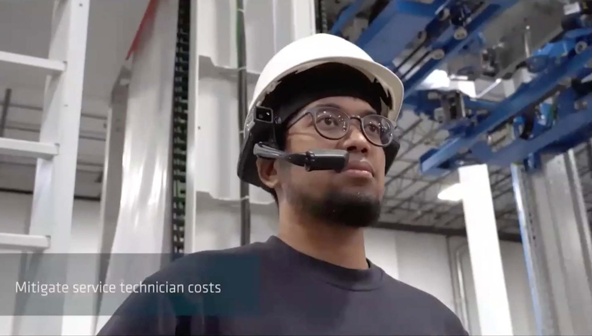 Using Beumer Smart Glasses provides operators with hands-free troubleshooting, and helps to mitigate the costs of a technician traveling to the customer site.