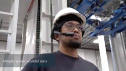 Using Beumer Smart Glasses provides operators with hands-free troubleshooting, and helps to mitigate the costs of a technician traveling to the customer site. Using Beumer Smart Glasses provides operators with hands-free troubleshooting, and helps to mitigate the costs of a technician traveling to the customer site.