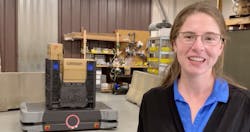 Kate Cramer, automation engineer at Omron Automation, explains the features and functions of the new HD-1500 autonomous mobile robot. Kate Cramer, automation engineer at Omron Automation, explains the features and functions of the new HD-1500 autonomous mobile robot.