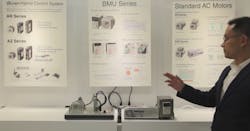 东方汽车工程主管Bryan Nguyen展示BMU和BLE2系列无刷电机驱动系统