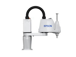 Epson Robotics offers small SCARA and six-axis robots that can be programmed to work in a collaborative fashion.