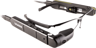 The Vuzix M400 hardware is the wearable technology used in Honeywell Intelligrated&apos;s TechSight.