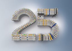 Even after 25 years, the versatile Bus Terminal and EtherCAT I/O technology from Beckhoff remains an indispensable and fundamental component of modern, modularly adaptable automation systems. Even after 25 years, the versatile Bus Terminal and EtherCAT I/O technology from Beckhoff remains an indispensable and fundamental component of modern, modularly adaptable automation systems.