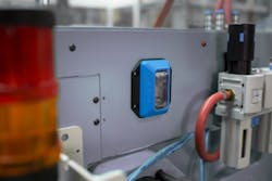 The TDL110 Bosch Rexroth Transport Data Logger senses and records relevant temperature, humidity, tilt, and shock events.