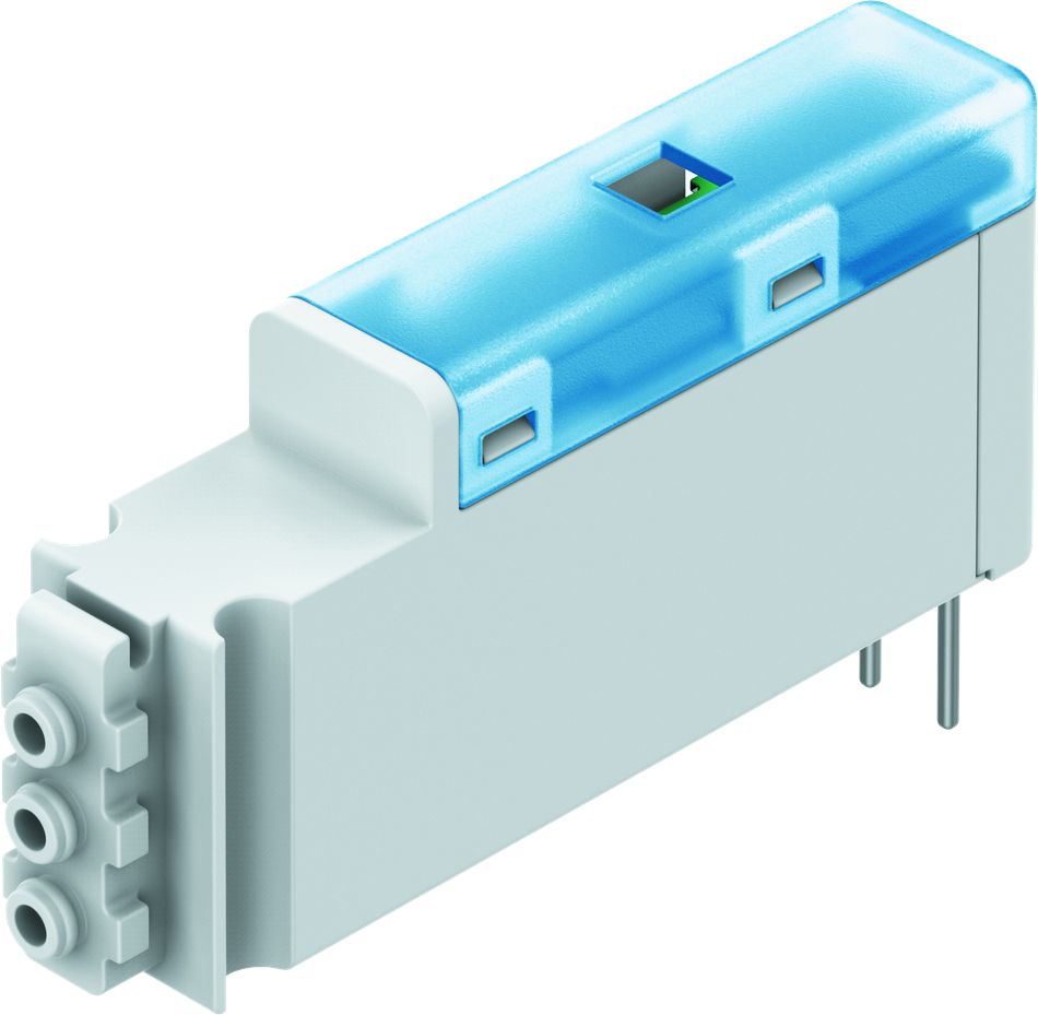 The VOVK valve is a miniature all-rounder in diagnostic and point-of-care devices, whether employed as a pilot valve or used to directly control small gas flows.