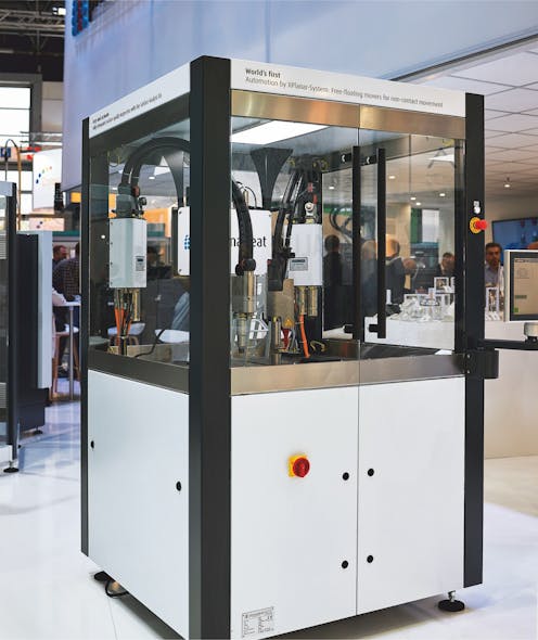 Plasmatreat&rsquo;s new plasma treatment unit is highly compact, as it no longer requires a six-axis robot or additional linear axes. Source: Plasmatreat