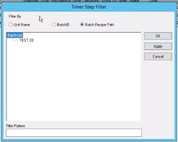 Figure 3 – Timer filters. Figure 3 – Timer filters.