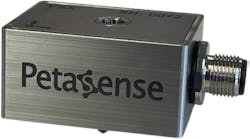Petasense&apos;s VSx vibrations sensor is said to be the first three-in-one industrial sensor to combine vibration, temperature, and speed sensing functionalities.