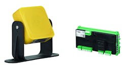 Figure 1: The LBK safety radar system enables reliable 3D area monitoring in hash environments. Figure 1: The LBK safety radar system enables reliable 3D area monitoring in hash environments.