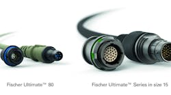 With the new Fischer UltiMate&trade; 80, Fischer Connectors has been able to design a highly reliable and costeffective product offering best value for money. The new Fischer UltiMate&trade; in size 15 features up to 27 signal and power contacts.