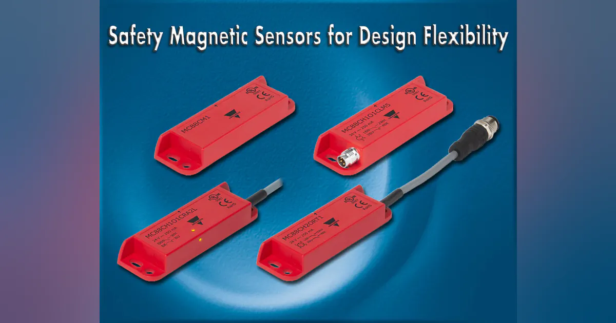 Magnetic Sensor Design Safety Magnetic Sensors for Design Flexibility | Automation World
