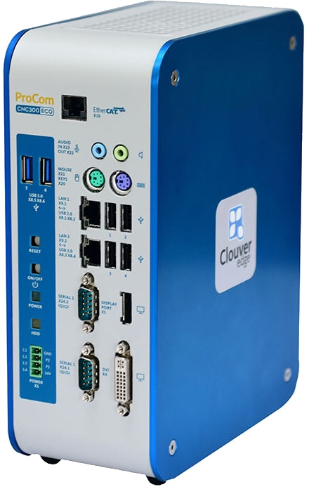 In addition to real-time control, the RTS hypervisor-based ProCom CNC controller with integrated PLC functionality can be used to virtualize numerous functions depending on the application.