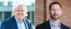 Hans Beckhoff, managing director and founder of Beckhoff Automation (left), and Kevin Barker, president of Beckhoff USA. Hans Beckhoff, managing director and founder of Beckhoff Automation (left), and Kevin Barker, president of Beckhoff USA.