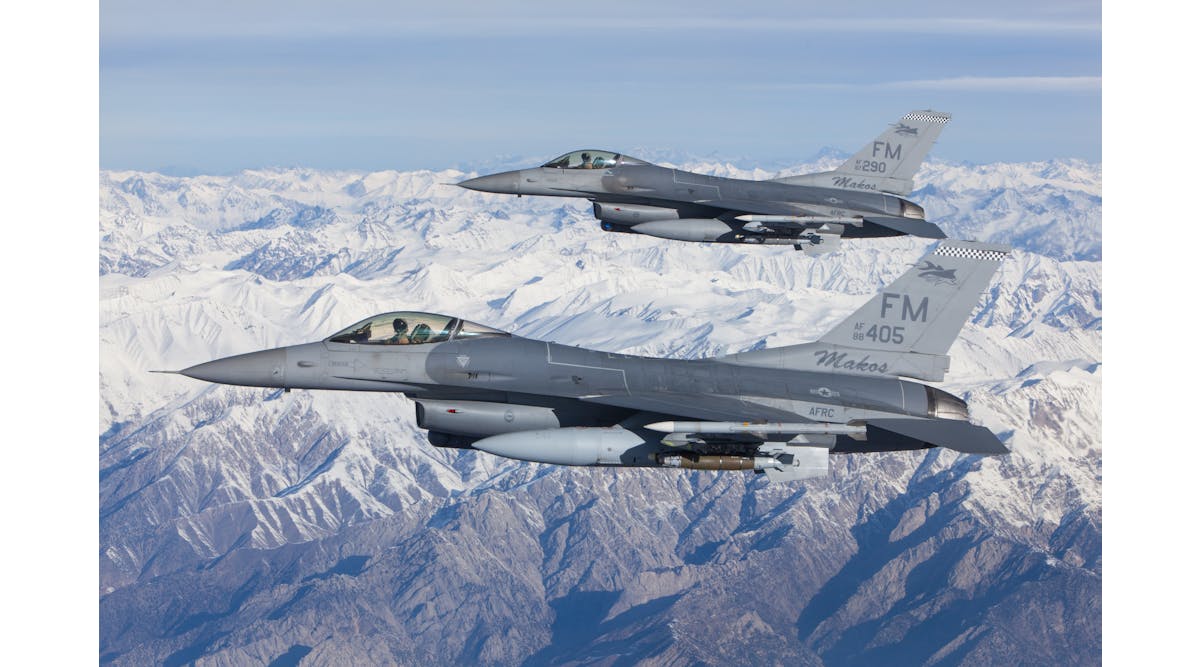 U.S. Air Force F-16 fighter craft. Source: GE Aviation