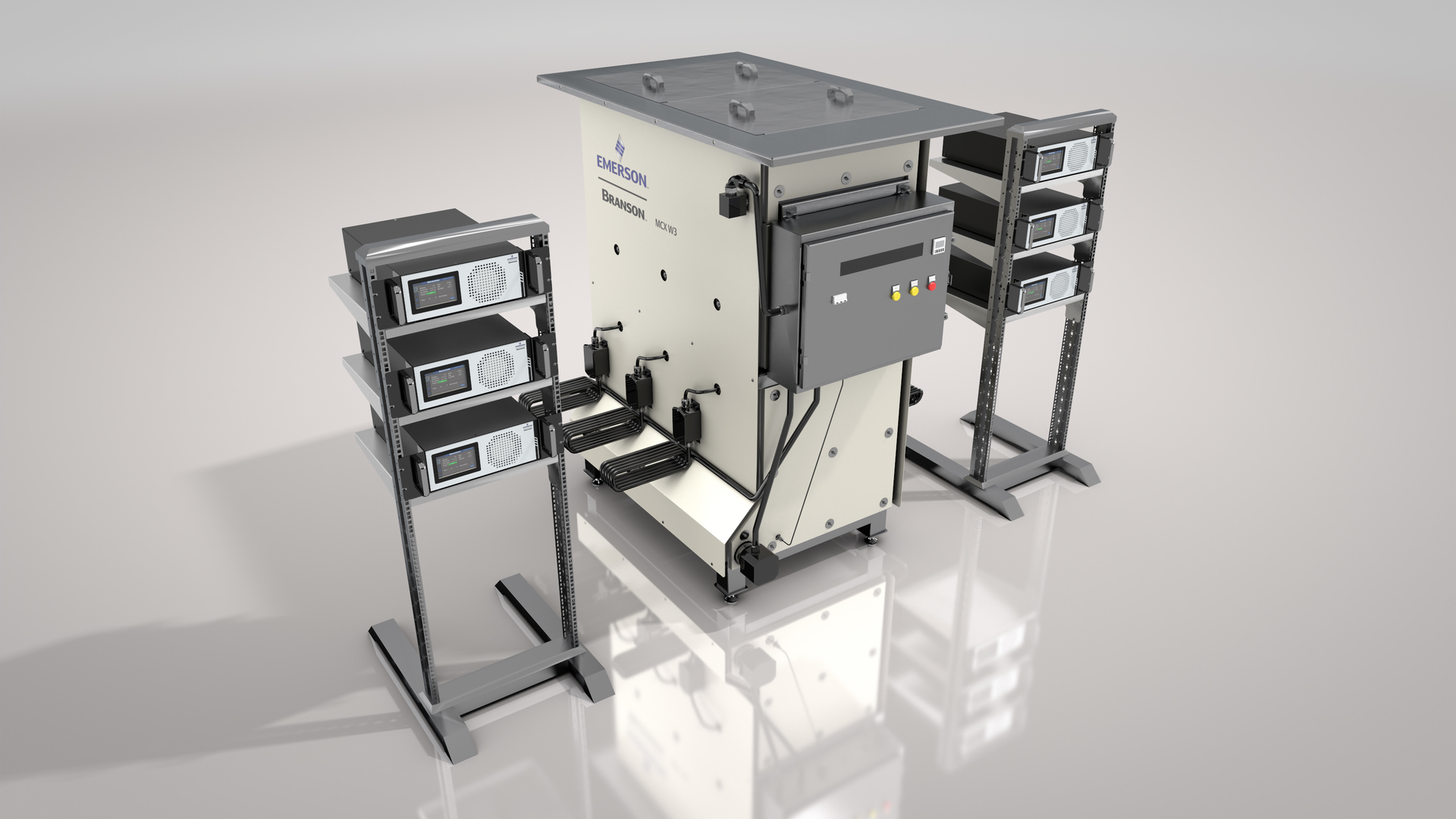 Branson&trade; MCX Series ultrasonic mold cleaning systems feature side-mounted immersible transducers and powerful immersion heaters, cutting cleaning from hours to just minutes.