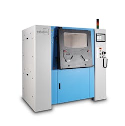 De-powdering system SFM-AT800-S from Solukon with Smart Powder Recuperation technology SPR®. De-powdering system SFM-AT800-S from Solukon with Smart Powder Recuperation technology SPR®.