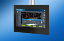 The ETT 7321 from SIGMATEK is a modern 7-inch multi-touch panel for the carrier arm. The ETT 7321 from SIGMATEK is a modern 7-inch multi-touch panel for the carrier arm.