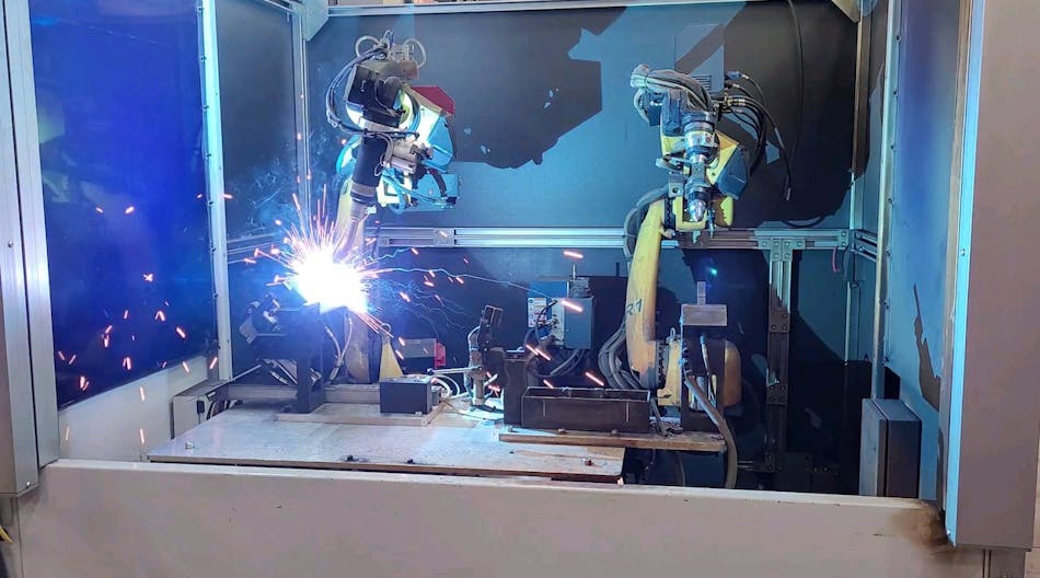 TranTek Automation delivered a plasma cutting robotic system that could communicate with its customer&rsquo;s enterprise database.
