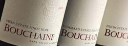 Wines from Bouchaine Vineyards.