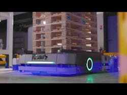 Omron's HD1500 mobile robot is an example of the type of mobile robot for which TÜV Rheinland expects to see increasing demand. Omron's HD1500 mobile robot is an example of the type of mobile robot for which TÜV Rheinland expects to see increasing demand.