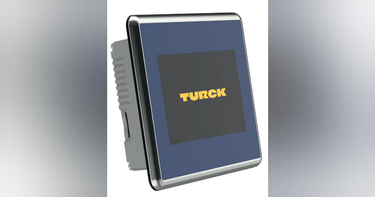Turck Launches IP69K Rated HMI/PLC, Ideal for Food & Beverage Industry ...