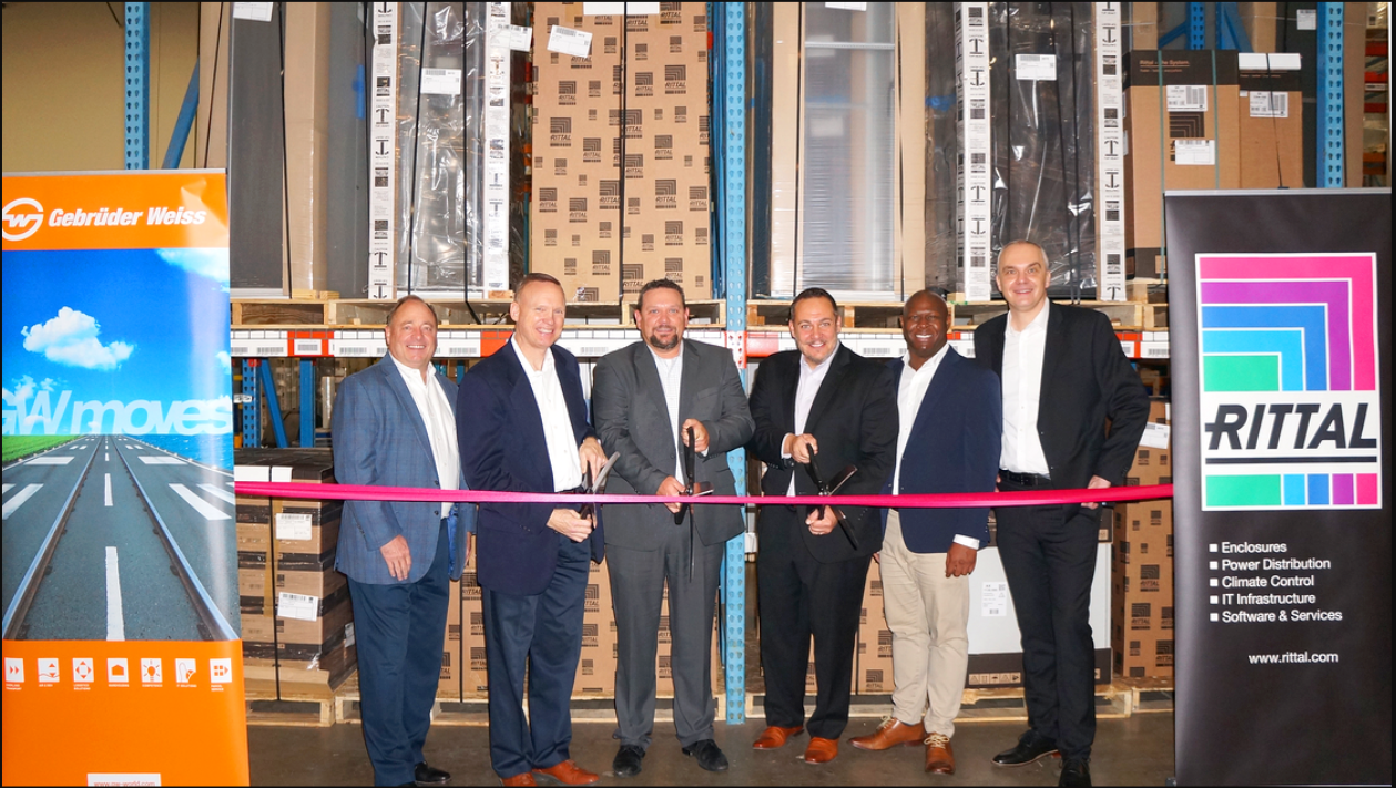 Rittal&rsquo;s ribbon cutting at the Gebr&uuml;der Weiss warehouse in Conyers, GA showcases our U.S. footprint expansion in the Southeast.