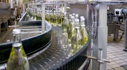 Bottling line at Spitz factory in Upper Austria.