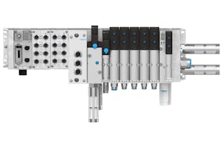 The Festo VTSA-CB-F valve terminal achieves safe applications with minimal effort for plug-and-play functionality with the Rockwell Automation ecosystem.