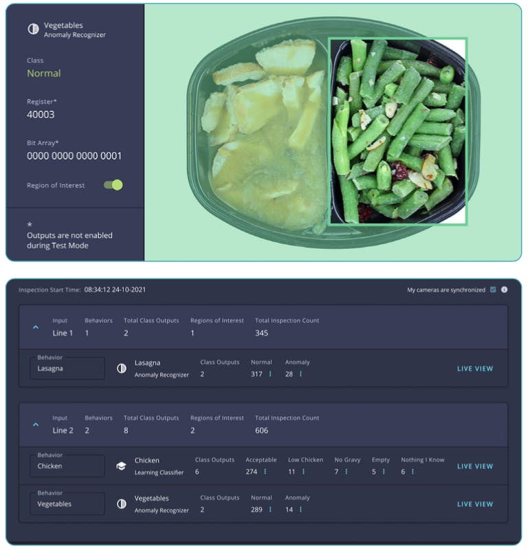 Neurala&rsquo;s Vision Inspection Automation (VIA) software helped apetito build anomaly-detecting brains in as little as 10 minutes. As a result, apetito can discover what is missing from unique meal trays and identify trends in missing components. Source: Neurala.