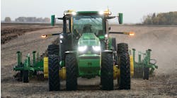 John Deere&apos;s 8R autonomous tractor.