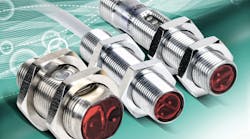 Contrinex M12 M18 Metal Opto Sensors 5x7 Contrinex M12 M18 Metal Opto Sensors 5x7