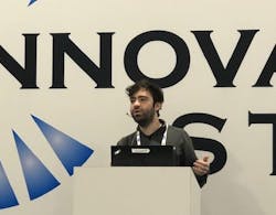 Adam Gluck, CEO & Founder of Copia Automation, speaking at PACK EXPO East. Adam Gluck, CEO & Founder of Copia Automation, speaking at PACK EXPO East.