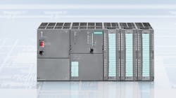 Siemens Simatic S7-300 programmable logic controller. Siemens Simatic S7-300 programmable logic controller.