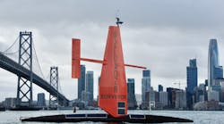 Saildrone designs, manufactures, and operates a fleet of uncrewed surface vehicles for maritime security, ocean mapping, and ocean data collection. Source: Siemens Saildrone designs, manufactures, and operates a fleet of uncrewed surface vehicles for maritime security, ocean mapping, and ocean data collection. Source: Siemens