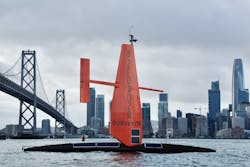 Saildrone designs, manufactures, and operates a fleet of uncrewed surface vehicles for maritime security, ocean mapping, and ocean data collection. Source: Siemens