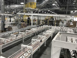 OEE is used to monitor performance on a tissue converting line at Cascades Tissue Group. Source: Cascades Holdings US Inc.