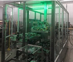 Hamrick pick-and-pack machine featuring Mitsubishi Electric servo motors and drives. Hamrick pick-and-pack machine featuring Mitsubishi Electric servo motors and drives.